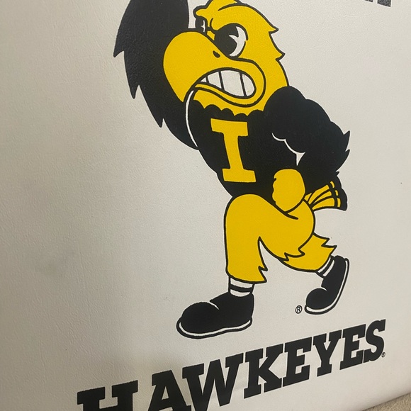 Vintage Iowa Hawkeyes Football 15” X 15” Stadium Seat Cushion - Picture 9 of 11